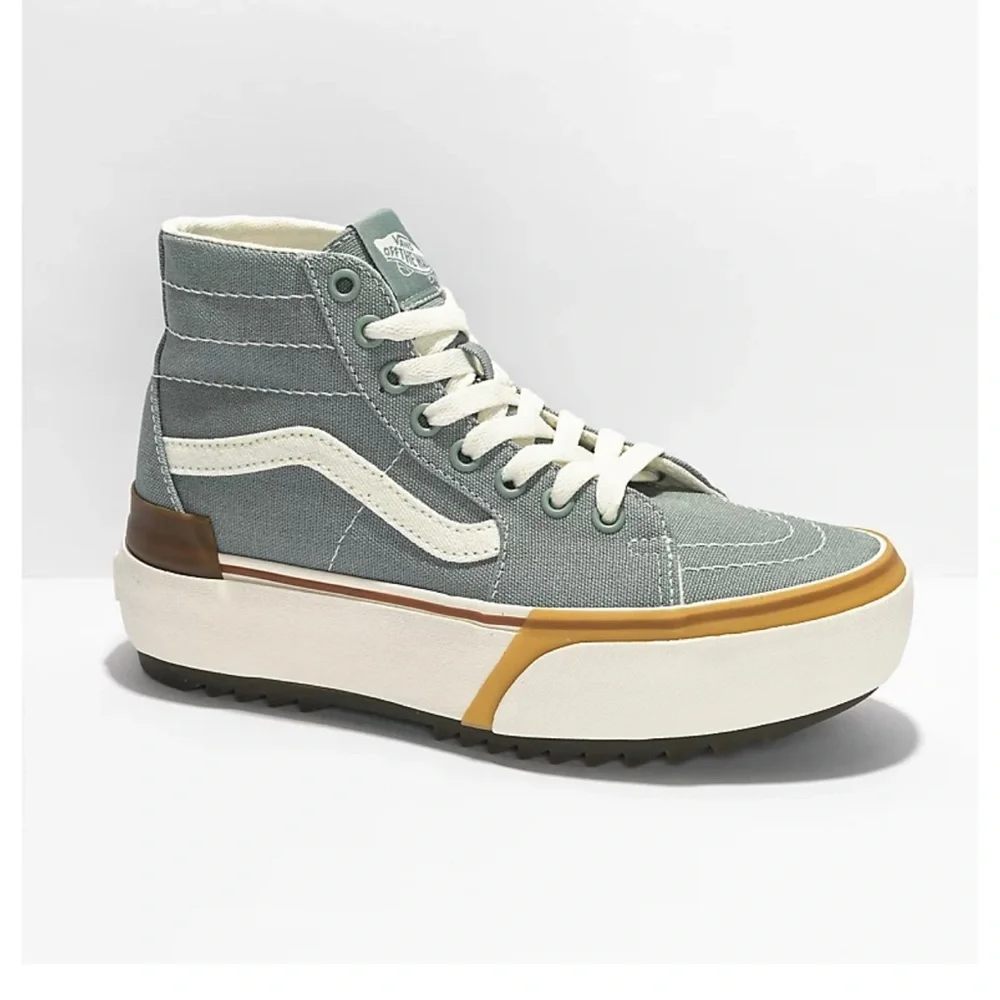 Vans SK-8 Hi Top Tapered Stacked Platform Blue Unisex Sneakers/Sz:W:5/M:3.5/NWT - Picture 4 of 16